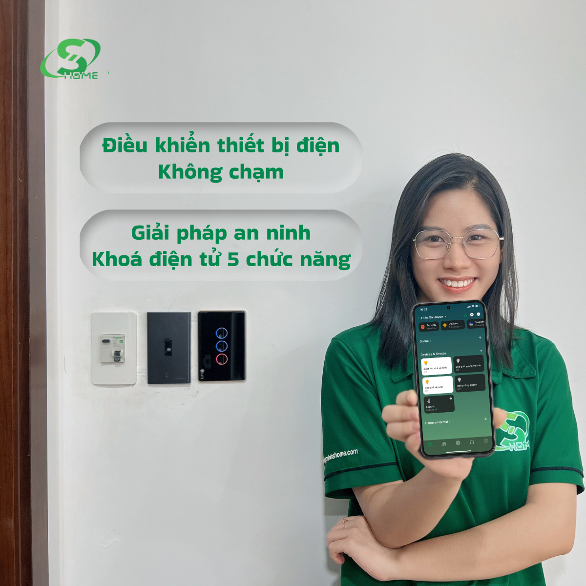 Lắp đặt Smart Home cho căn hộ CT2 - Phước Hải, Nha Trang